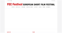 Desktop Screenshot of fecfestival.com