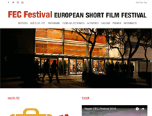 Tablet Screenshot of fecfestival.com
